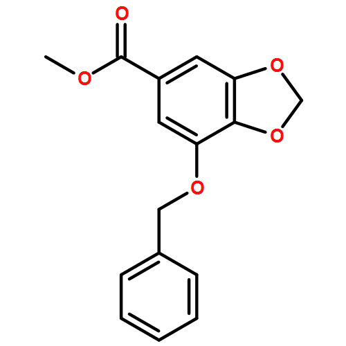 METHYL 7-PHENYLMETHOXY-1,3-BENZODIOXOLE-5-CARBOXYLATE