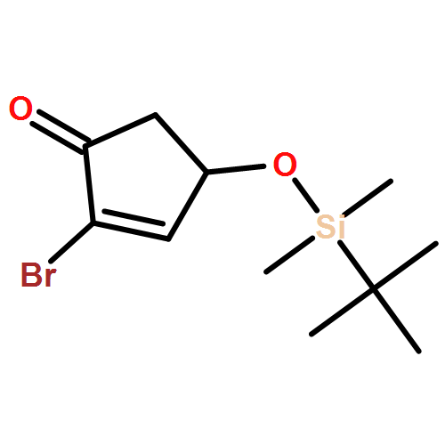 2-BROMO-4-[TERT-BUTYL(DIMETHYL)SILYL]OXYCYCLOPENT-2-EN-1-ONE