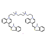 Quinolinium,1,1'-[1,3-propanediylbis[(dimethyliminio)-3,1-propanediyl]]bis[4-[(3-methyl-2(3H)-benzothiazolylidene)methyl]-,iodide (1:4)