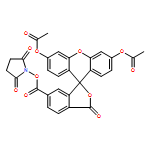 Spiro[isobenzofuran-1(3H),9'-[9H]xanthene]-6-carboxylicacid, 3',6'-bis(acetyloxy)-3-oxo-, 2,5-dioxo-1-pyrrolidinyl ester