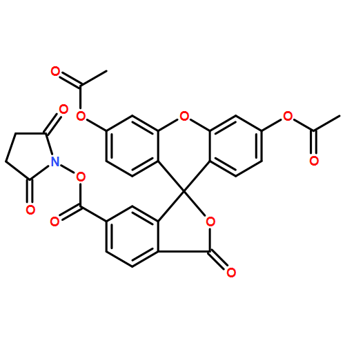 Spiro[isobenzofuran-1(3H),9'-[9H]xanthene]-6-carboxylicacid, 3',6'-bis(acetyloxy)-3-oxo-, 2,5-dioxo-1-pyrrolidinyl ester