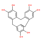 5H-Tribenzo[a,d,g]cyclononene-2,3,7,8,12,13-hexol, 10,15-dihydro-