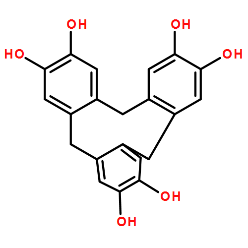 5H-Tribenzo[a,d,g]cyclononene-2,3,7,8,12,13-hexol, 10,15-dihydro-