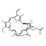 3-Phorbinepropanoic acid, 9-ethenyl-14-ethyl-21-(methoxycarbonyl)-4,8,13,18-tetramethyl-20-oxo-, (3S,4S,21R)-