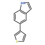 1H-Indole, 5-(3-thienyl)- 