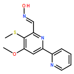 (E)-4-Methoxy-5-(methylthio)-[2,2'-bipyridine]-6-carbaldehyde oxime