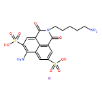 1H-Benz[de]isoquinoline-5,8-disulfonicacid, 7-amino-2-(5-aminopentyl)-2,3-dihydro-1,3-dioxo-, potassium salt (1:2)