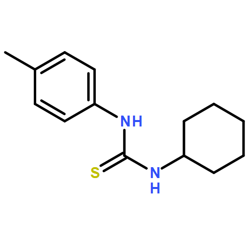 Thiourea,N-cyclohexyl-N'-(4-methylphenyl)-