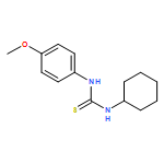 1-cyclohexyl-3-(4-methoxyphenyl)thiourea