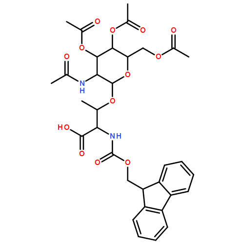 L-Threonine, N-[(9H-fluoren-9-ylmethoxy)carbonyl]-O-[3,4,6-tri-O-acetyl-2-(acetylamino)-2-deoxy-β-D-glucopyranosyl]-