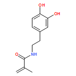 2-Propenamide, N-[2-(3,4-dihydroxyphenyl)ethyl]-2-methyl-