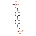 2-[4-[1-(2-PHOSPHONOETHYL)PYRIDIN-1-IUM-4-YL]PYRIDIN-1-IUM-1-YL]ETHYLPHOSPHONIC ACID