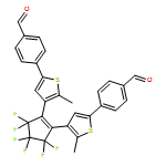 Benzaldehyde, 4,4'-[(3,3,4,4,5,5-hexafluoro-1-cyclopentene-1,2-diyl)bis(5-methyl-4,2-thiophenediyl)]bis-