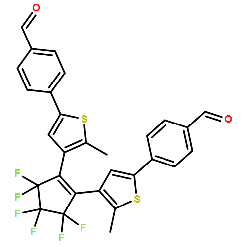 Benzaldehyde, 4,4'-[(3,3,4,4,5,5-hexafluoro-1-cyclopentene-1,2-diyl)bis(5-methyl-4,2-thiophenediyl)]bis-