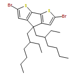 4H-Cyclopenta[2,1-b:3,4-b']dithiophene, 2,6-dibromo-4,4-bis(2-ethylhexyl)-