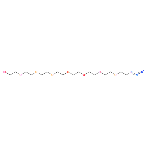 3,6,9,12,15,18,21-Heptaoxatricosan-1-ol, 23-azido-