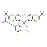 2',4,7,7'-TETRACHLORO-3',6'-BIS[(2,2-DIMETHYLPROPANOYL)OXY]-3-OXO<WBR />-3H-SPIRO[2-BENZOFURAN-1,9'-XANTHENE]-6-CARBOXYLIC ACID 