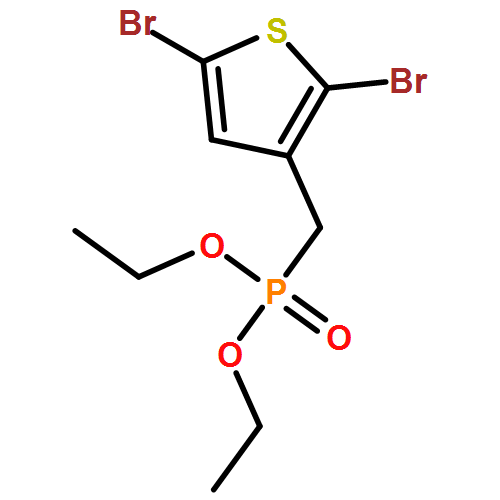 Phosphonic acid, P-[(2,5-dibromo-3-thienyl)methyl]-, diethyl ester