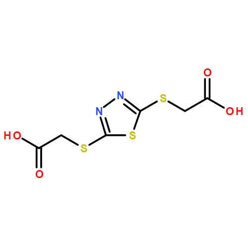 2-[[5-(CARBOXYMETHYLSULFANYL)-1,3,4-THIADIAZOL-2-YL]SULFANYL]ACETIC ACID 