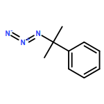 Benzene, (1-azido-1-methylethyl)-