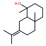 1-Naphthalenol, decahydro-1,4a-dimethyl-7-(1-methylethylidene)-, (1R,4aR,8aR)-