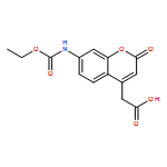 2-[7-(ETHOXYCARBONYLAMINO)-2-OXOCHROMEN-4-YL]ACETIC ACID 