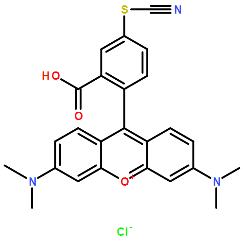 N-[9-(2-carboxy-4-thiocyanatophenyl)-6-(dimethylamino)-3H-xanthen-3-ylidene]-N-methylmethanaminium chloride