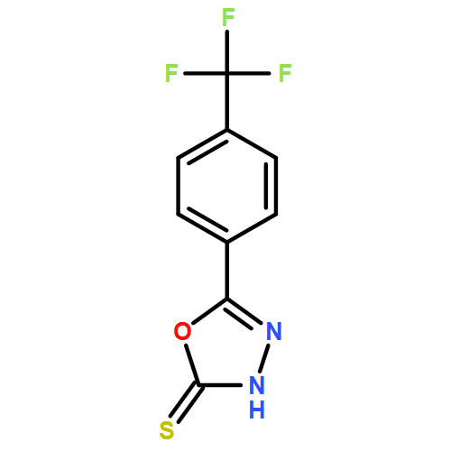 1,3,4-Oxadiazole-2(3H)-thione, 5-[4-(trifluoromethyl)phenyl]-