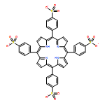 TETRASODIUM;4-[10,15,20-TRIS(4-SULFONATOPHENYL)-21,24-DIHYDROPORPHYRIN-5-YL]BENZENESULFONATE;DODECAHYDRATE 