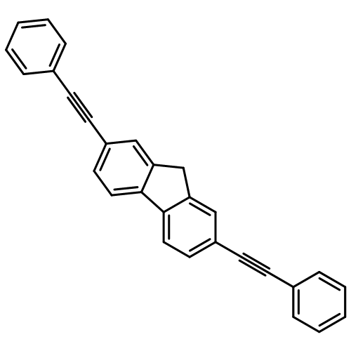 9H-Fluorene, 2,7-bis(2-phenylethynyl)-