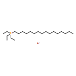 TRIETHYL(HEXADECYL)PHOSPHANIUM;BROMIDE