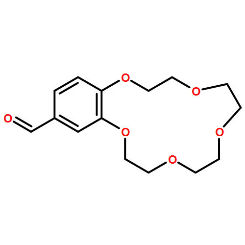 1,4,7,10,13-Benzopentaoxacyclopentadecin-15-carboxaldehyde, 2,3,5,6,8,9,11,12-octahydro-