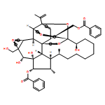 16aH-1,6:2,6-Diepoxybenz[7,8]oxireno[5,6]azuleno[8,1-bc]oxacyclotridecin-7,16,16a,17-tetrol, 4-[(benzoyloxy)methyl]eicosahydro-17a-(hydroxymethyl)-