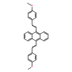 Anthracene, 9,10-bis[2-(4-methoxyphenyl)ethenyl]-