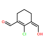 1-Cyclohexene-1-carboxaldehyde, 2-chloro-3-(hydroxymethylene)-