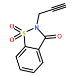 1,2-Benzisothiazol-3(2H)-one, 2-(2-propyn-1-yl)-, 1,1-dioxide