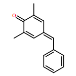 2,5-Cyclohexadien-1-one, 2,6-dimethyl-4-(phenylmethylene)-