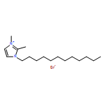 1H-Imidazolium, 1-dodecyl-2,3-dimethyl-, bromide