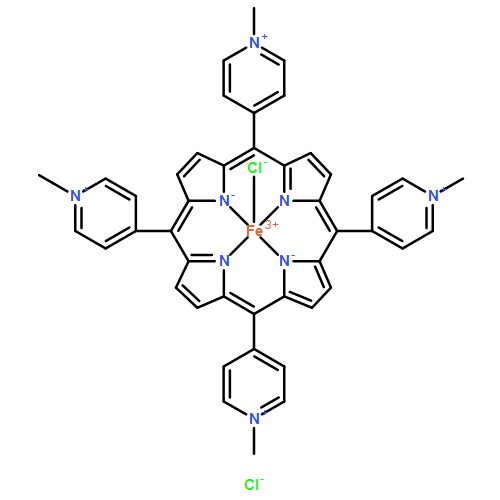 Iron(4 ), chloro[[4,4',4'',4'''-(21H,23H-porphine-5,10,15,20-tetrayl)tetrakis[1-methylpyridiniumato]](2-)-κN21,κN22,κN23,κN24]-, chloride (1:4), (SP-5-12)-