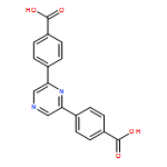 Benzoic acid, 4,4'-(2,6-pyrazinediyl)bis-