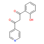 1,3-Propanedione, 1-(2-hydroxyphenyl)-3-(4-pyridinyl)-