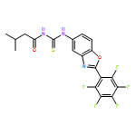 3-METHYL-N-{[2-(PENTAFLUOROPHENYL)-1,3-BENZOXAZOL-5-YL]CARBAMOTHIOYL}BUTANAMIDE