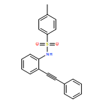 Benzenesulfonamide, 4-methyl-N-[2-(2-phenylethynyl)phenyl]-