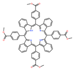 Benzoic acid, 4,4',4'',4'''-(29H,31H-tetrabenzo[b,g,l,q]porphine-6,13,20,27-tetrayl)tetrakis-, 1,1',1'',1'''-tetramethyl ester