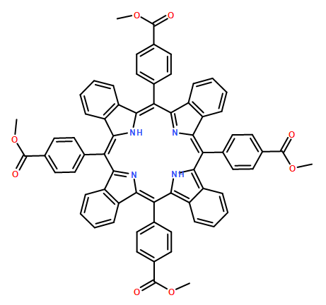 Benzoic acid, 4,4',4'',4'''-(29H,31H-tetrabenzo[b,g,l,q]porphine-6,13,20,27-tetrayl)tetrakis-, 1,1',1'',1'''-tetramethyl ester