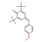 2,5-Cyclohexadien-1-one, 2,6-bis(1,1-dimethylethyl)-4-[(4-methoxyphenyl)methylene]-