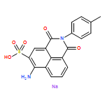 1H-Benz[de]isoquinoline-5-sulfonicacid, 6-amino-2,3-dihydro-2-(4-methylphenyl)-1,3-dioxo-, sodium salt (1:1)