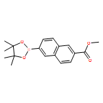 2-Naphthalenecarboxylic acid, 6-(4,4,5,5-tetramethyl-1,3,2-dioxaborolan-2-yl)-, methyl ester