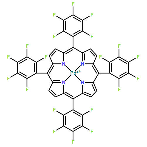 Palladium, [5,10,15,20-tetrakis(2,3,4,5,6-pentafluorophenyl)-21H,23H-porphinato(2-)-κN21,κN22,κN23,κN24]-, (SP-4-1)-