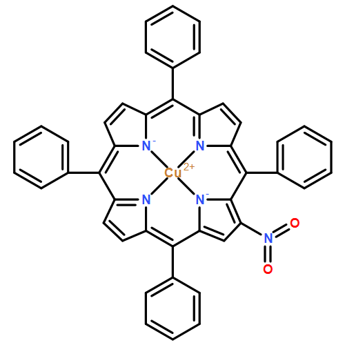 Copper, [2-nitro-5,10,15,20-tetraphenyl-21H,23H-porphinato(2-)-κN21,κN22,κN23,κN24]-, (SP-4-2)-